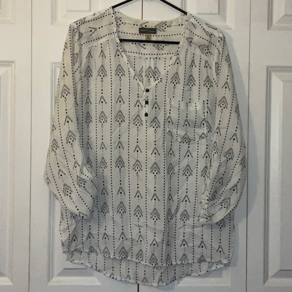 Market and spruce blouse